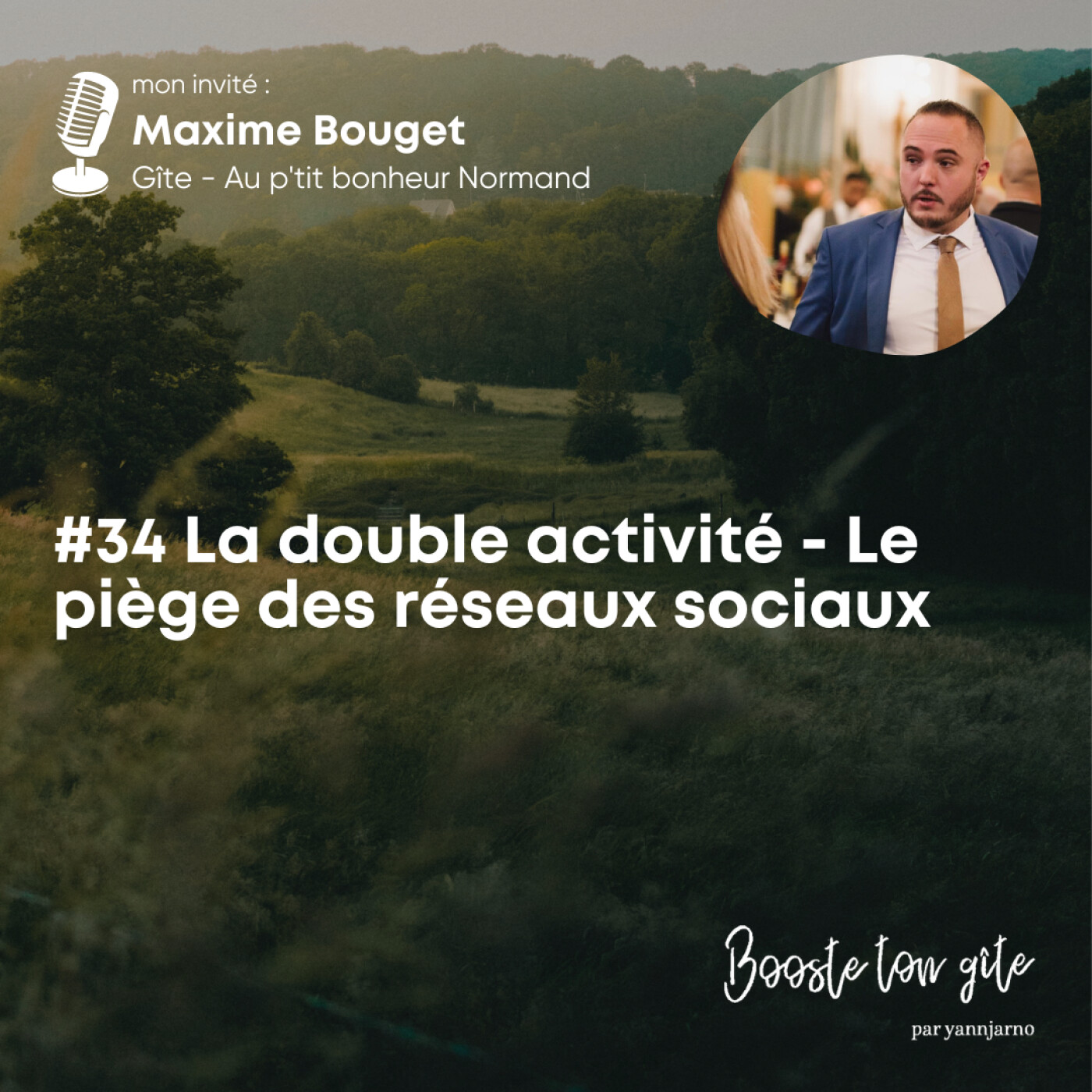 #34 La gestion de sa double activité et son regard sur Instagram avec Maxime du gîte au P’tit bonheur Normand
